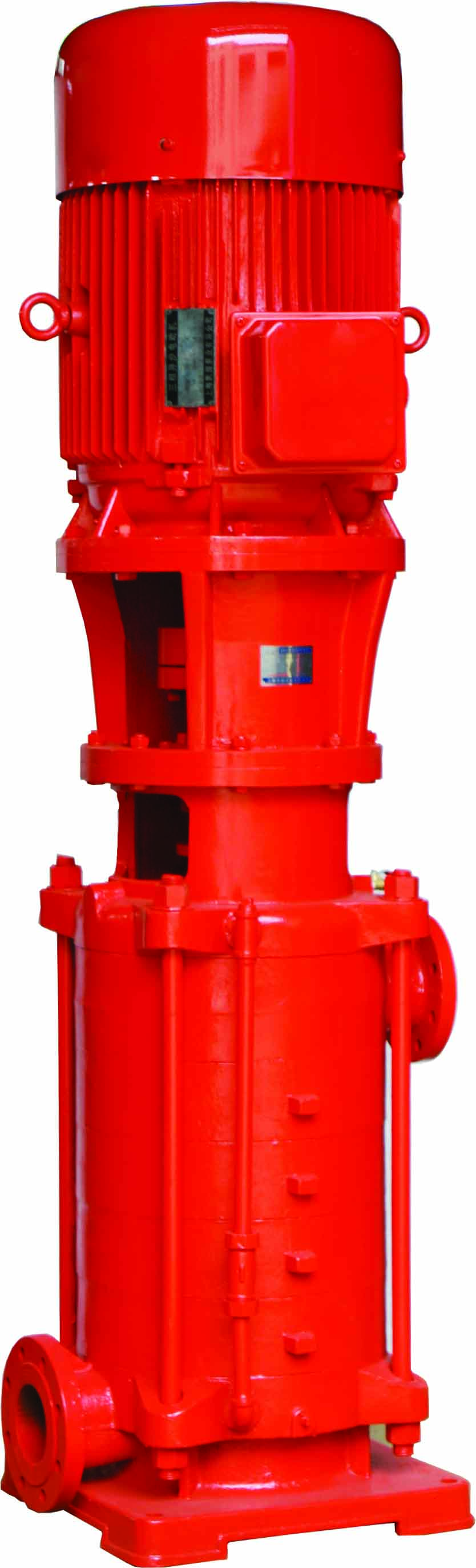 Pompe à incendie centrifuge multicellulaire à aspiration unique verticale XBD-DL dans les systèmes de lutte contre l'incendie