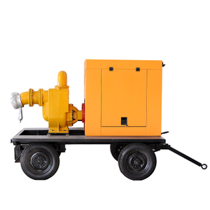 Unité de pompe à eau diesel mobile agricole pour les systèmes d'irrigation